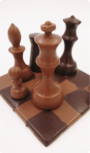sculpture chocolat